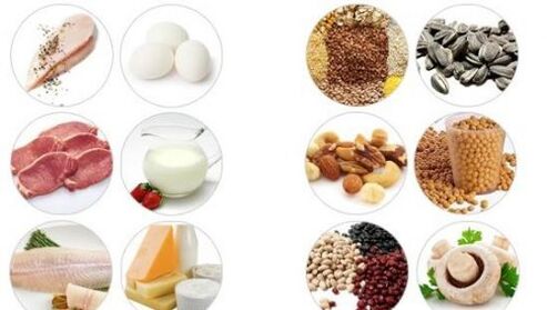 Produtos ricos em proteínas animais e vegetais para potência masculina