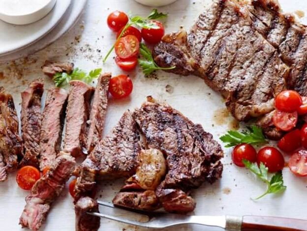 carne com tomate para potência